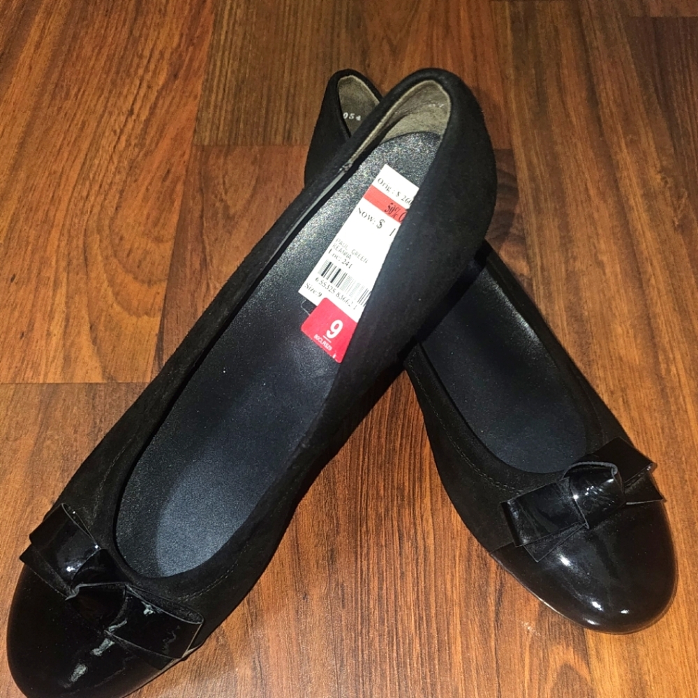 GUC Paul Green Munchen Reanna Suede Shoes Black